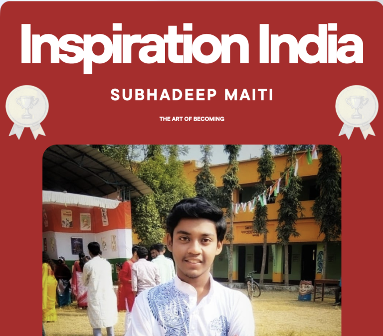 Inspiration India – Special Feature: Subhadeep Maiti