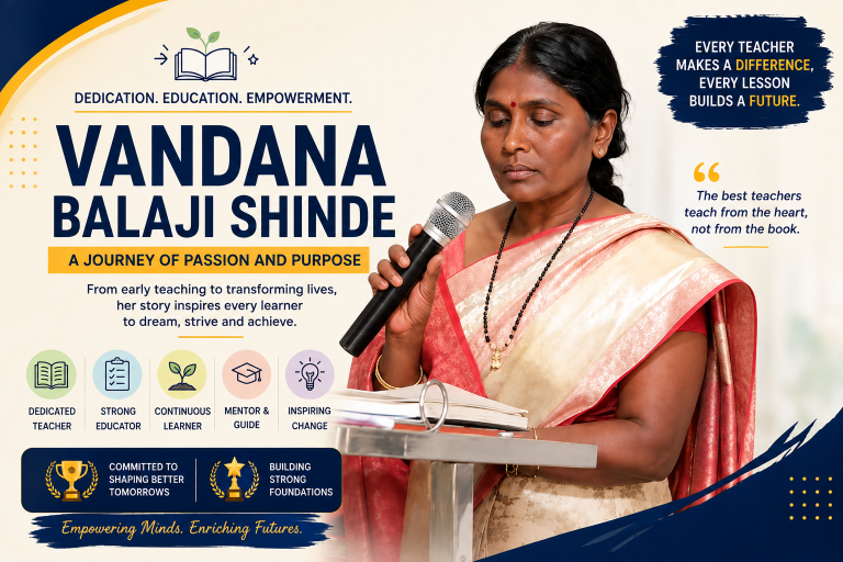 Vandana Balaji Shinde: Inspiring Journey of a Dedicated Science Teacher