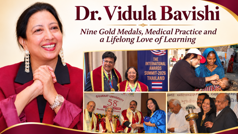 Dr. Vidula Bavishi: Nine Gold Medals, Medical Practice and a Lifelong Love of Learning